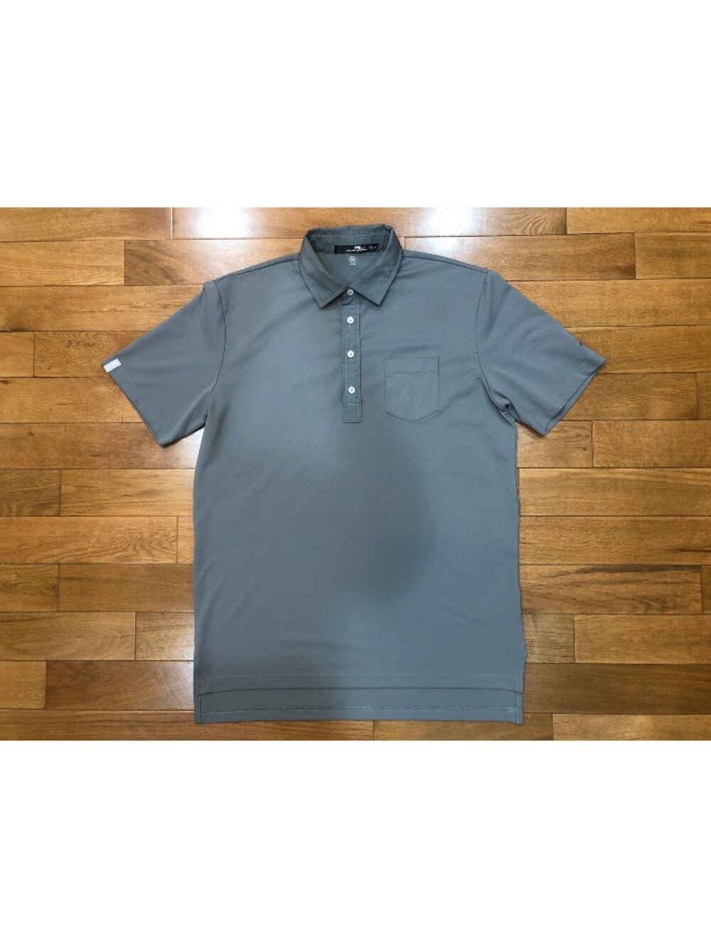 RLX Ralph Lauren High Performance Golf Gray Country Club Polo Shirt Size M